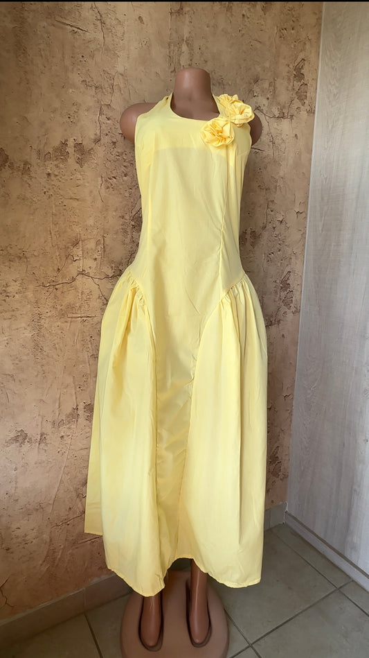 Butter Yellow Dress