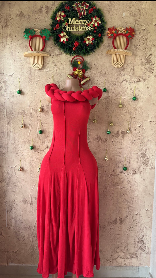 BOHO CROCHET CHRISTMAS DRESS