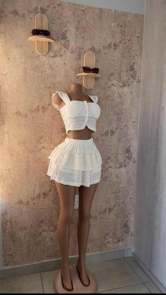 Camisole High Waist Skirt Set